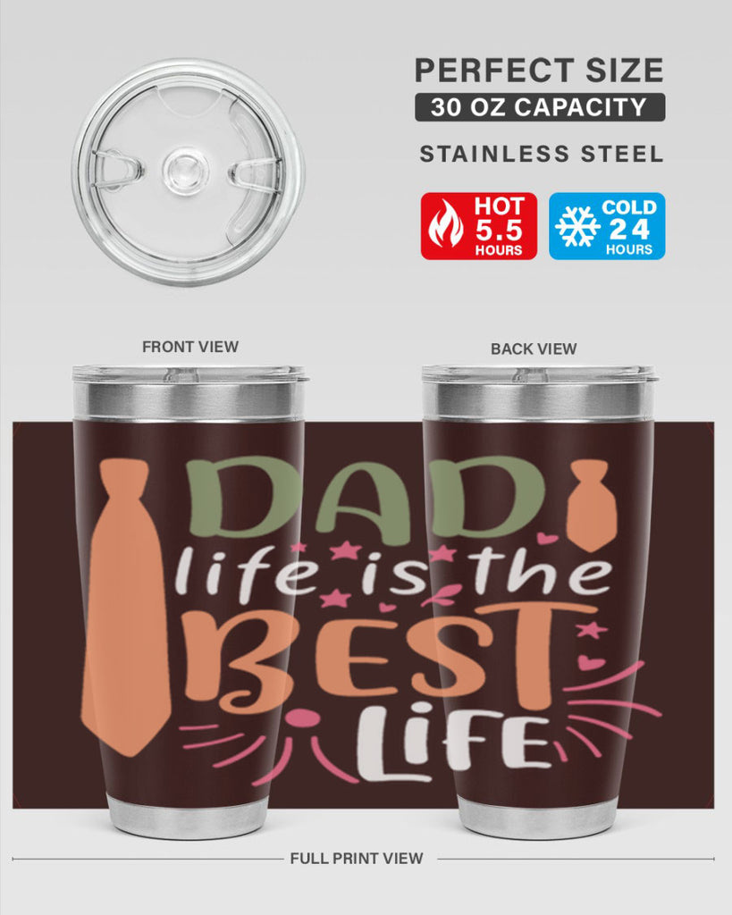 dad life is the best life 105#- fathers day- Tumbler