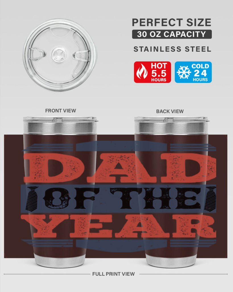 dad of the year 266#- fathers day- Tumbler