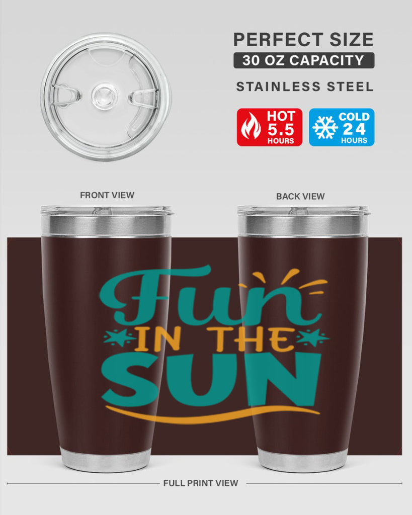 fun in the sun Style 103#- summer- Tumbler
