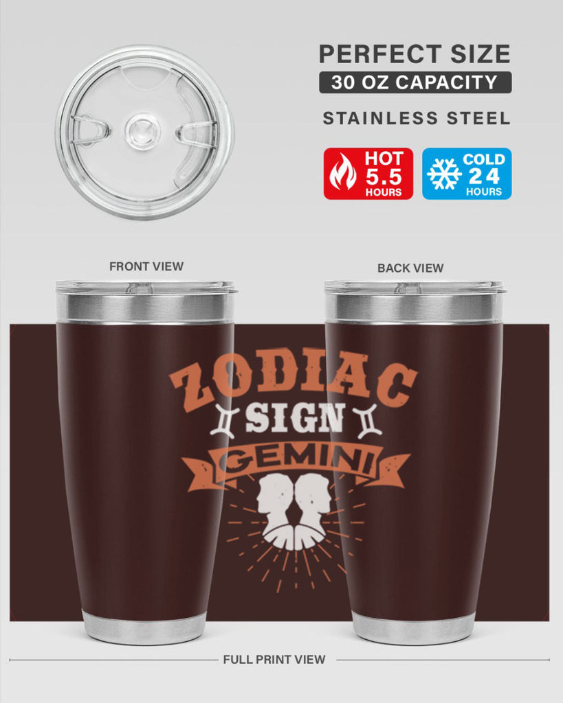 gemini 246#- zodiac- Tumbler