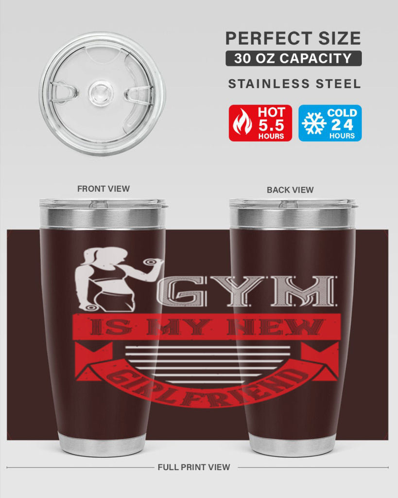 gym is my new girlfriend 97#- gym- Tumbler