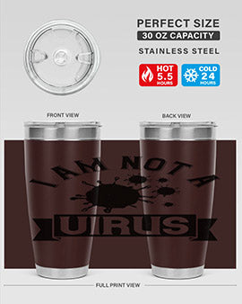 i am not a virus Style 35#- corona virus- Tumbler