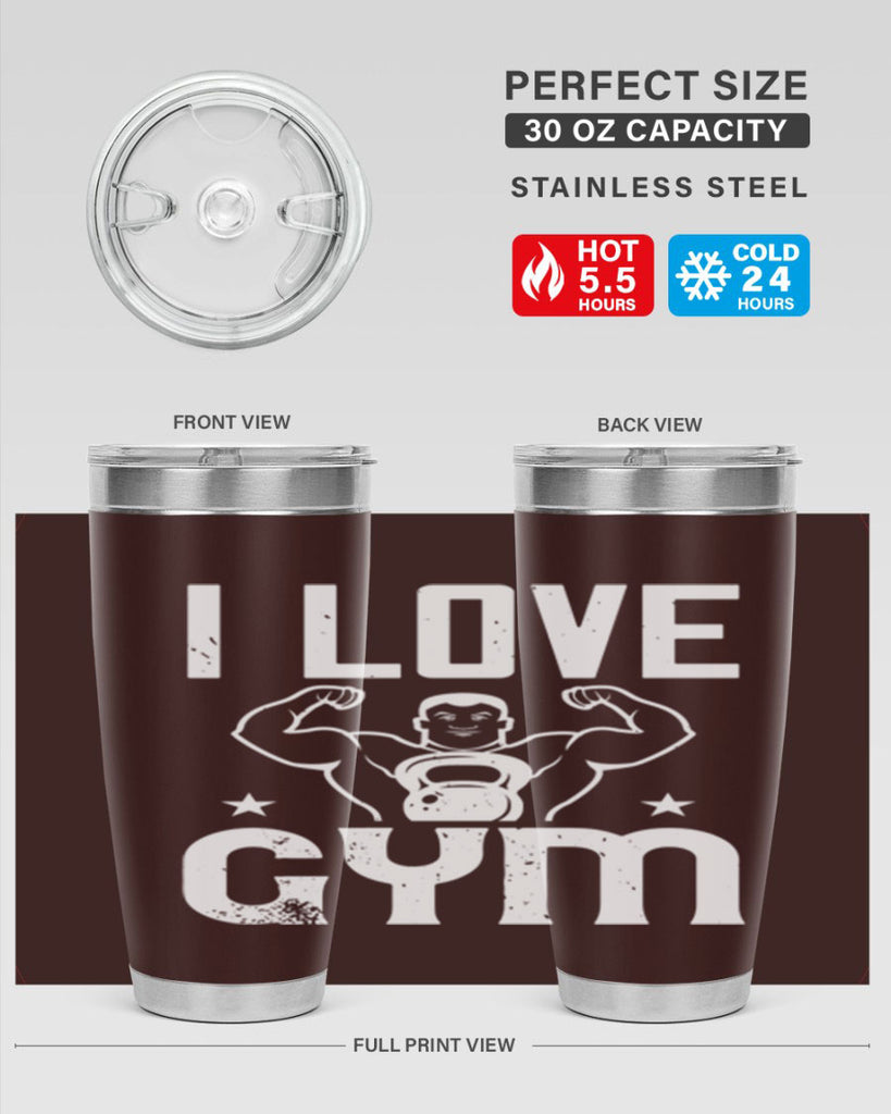i love gym 88#- gym- Tumbler
