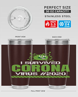 i survived coronavirus Style 33#- corona virus- Tumbler