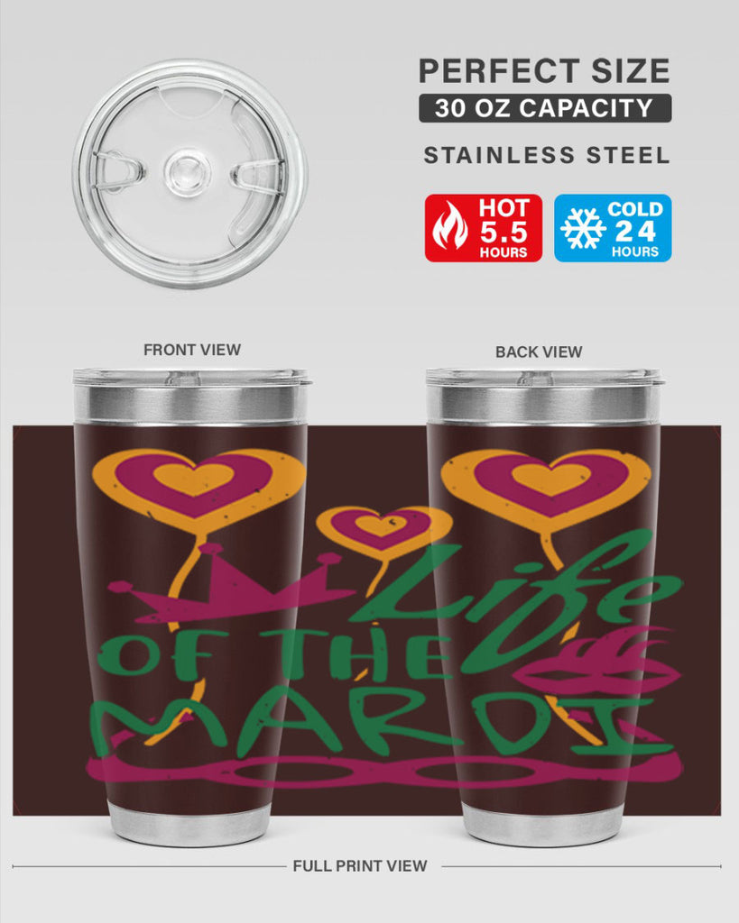 life of the mardi 49#- mardi gras- Tumbler