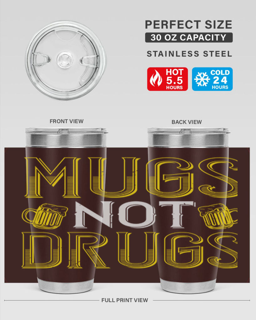 mugs not drugs Style 113#- St Patricks Day- Tumbler