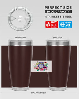 owl 25#- owl- Tumblers