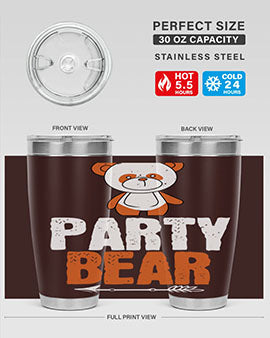 party bear 25#- Bears- Tumbler