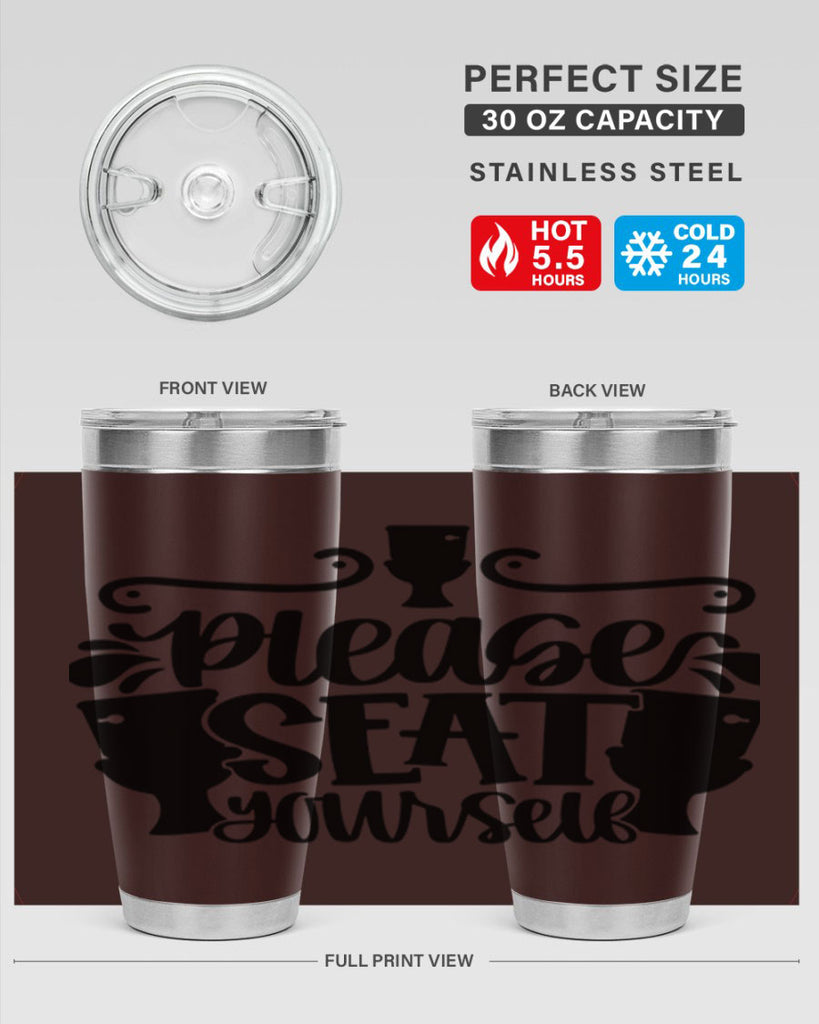 please seat yourself 21#- bathroom- Tumbler