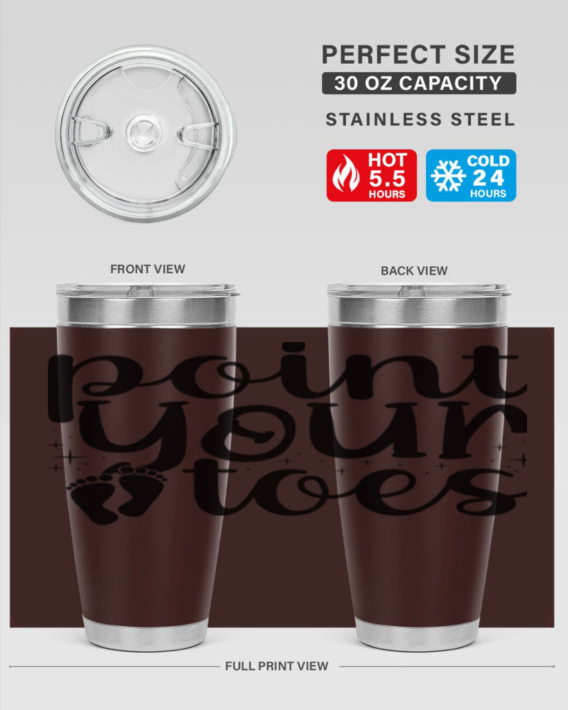 point your toes67#- ballet- Tumbler