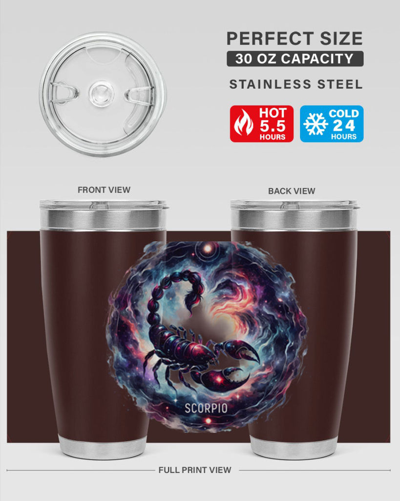scorpio 461#- zodiac- Tumbler