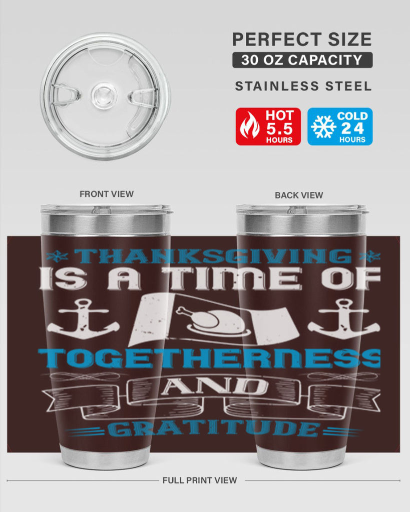 thanksgiving is a time of togetherness and gratitude 12#- thanksgiving- Tumbler