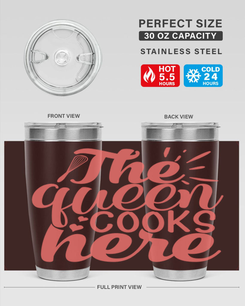 the queen cooks here 9#- kitchen- Tumbler