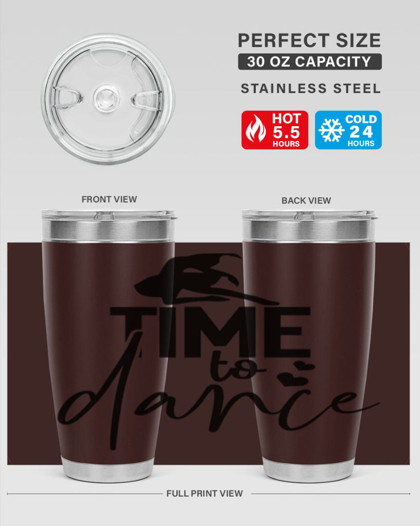 time to dance 84#- ballet- Tumbler