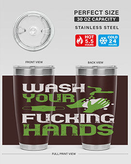 wash your fucking hands Style 14#- corona virus- Tumbler