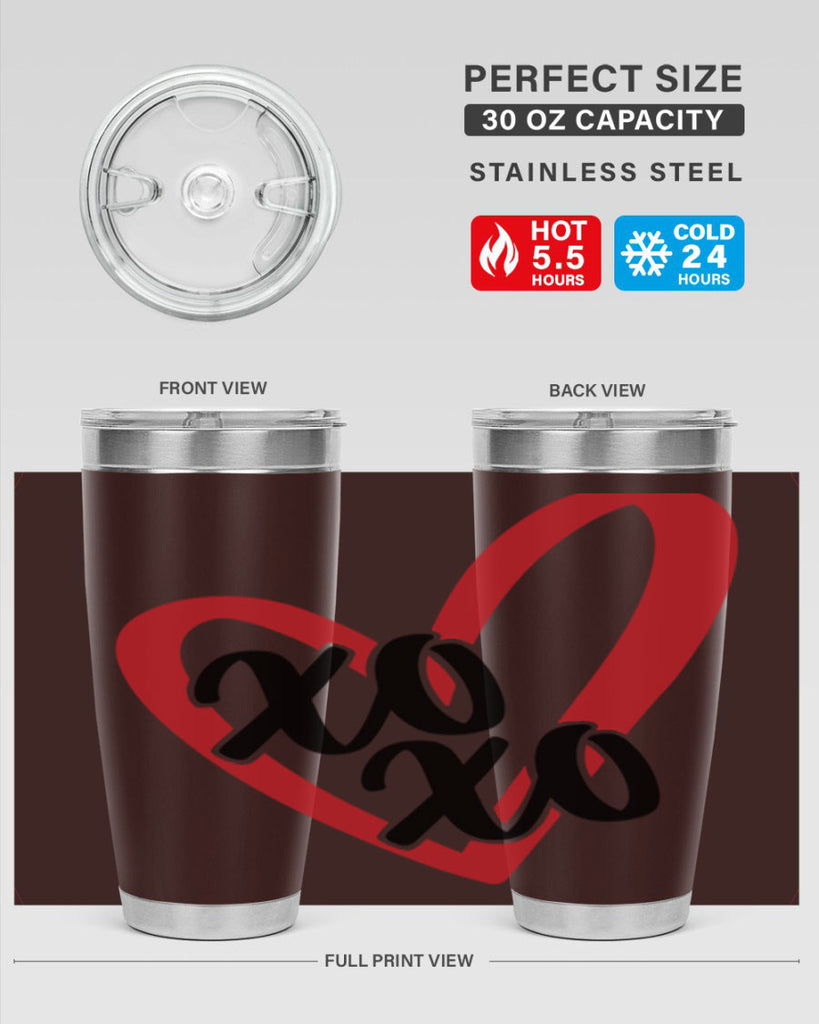 xoxo 11#- valentines day- Tumbler