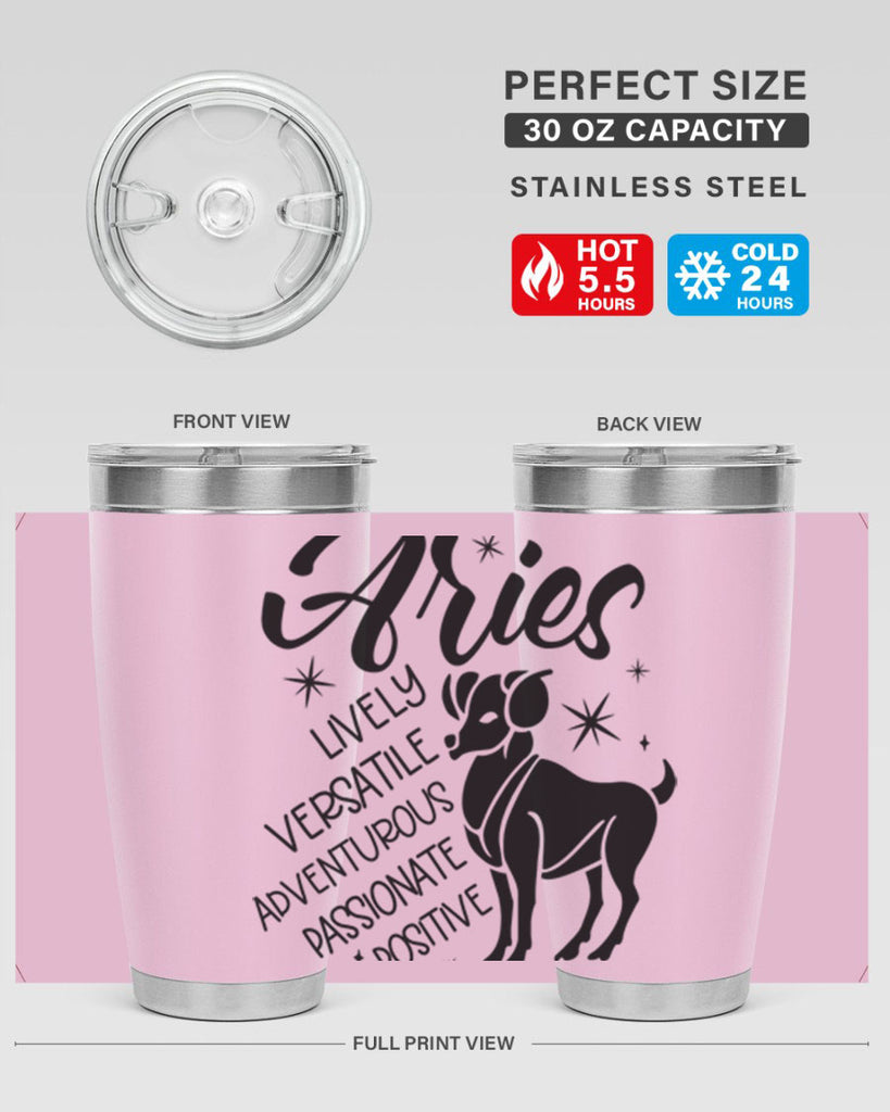 Aries 100#- zodiac- Tumbler
