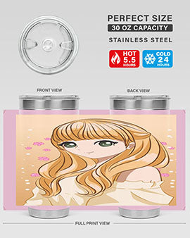 Beautiful princess blonde hair 147#- anime- Tumbler