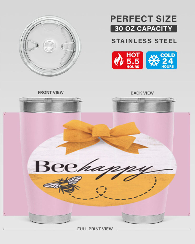 Bee Happy Mockup27#- spring- Tumbler