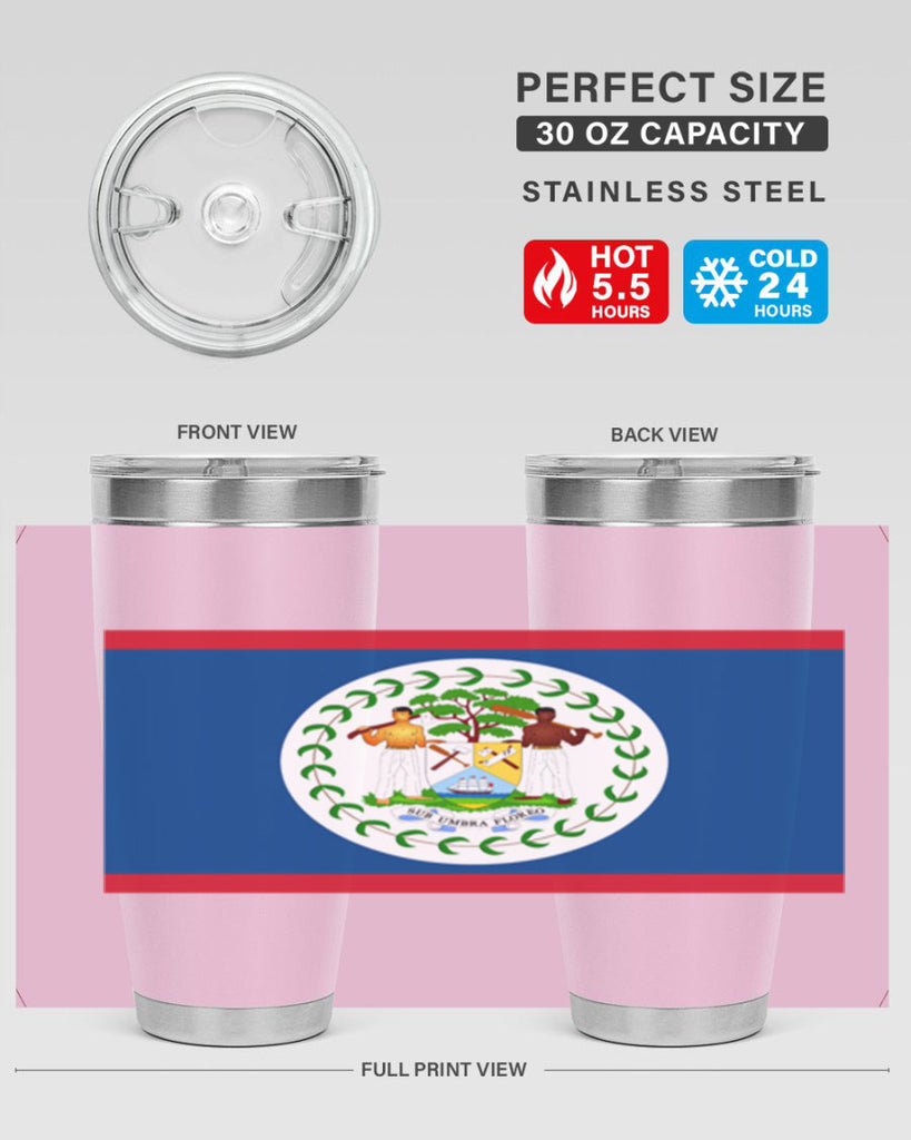 Belize 180#- world flags- Tumbler
