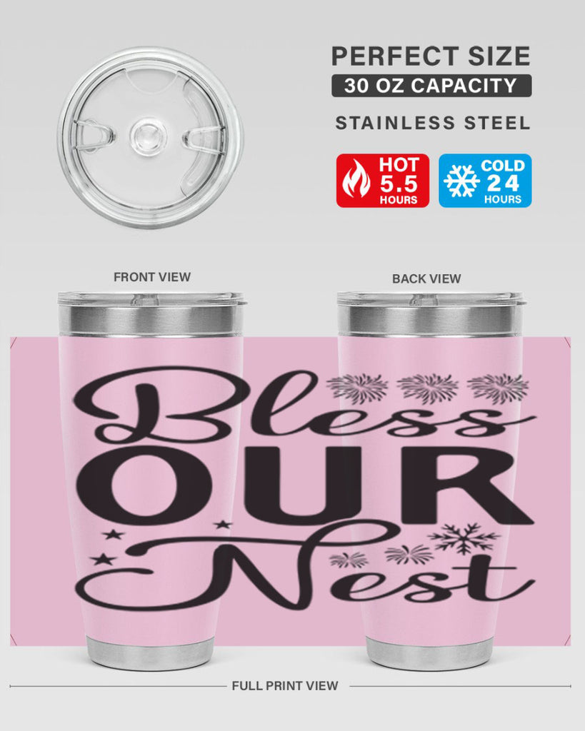 Bless Our Nest 51#- spring- Tumbler
