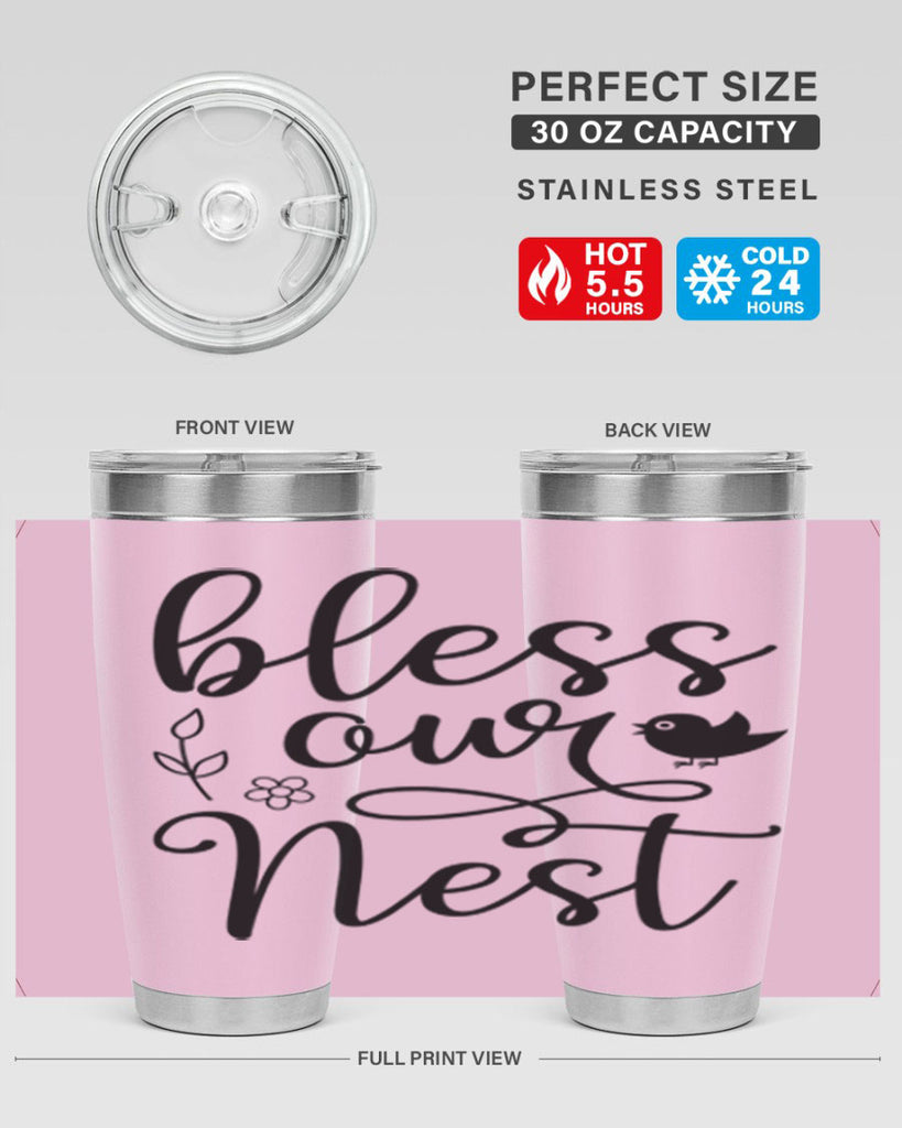 Bless our nest  68#- spring- Tumbler