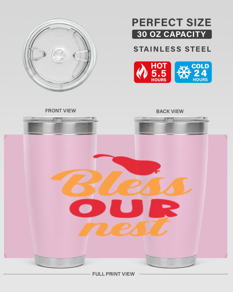 Bless our nest 53#- spring- Tumbler
