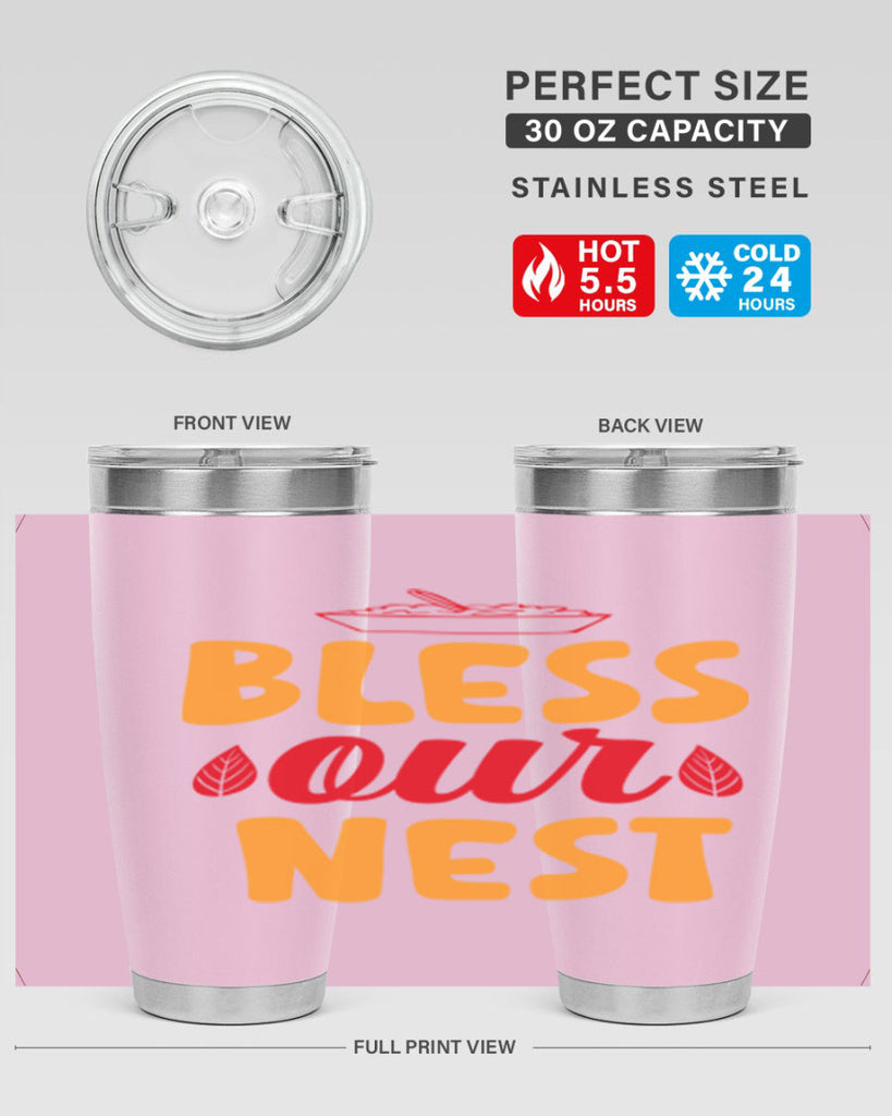 Bless our nest 54#- spring- Tumbler