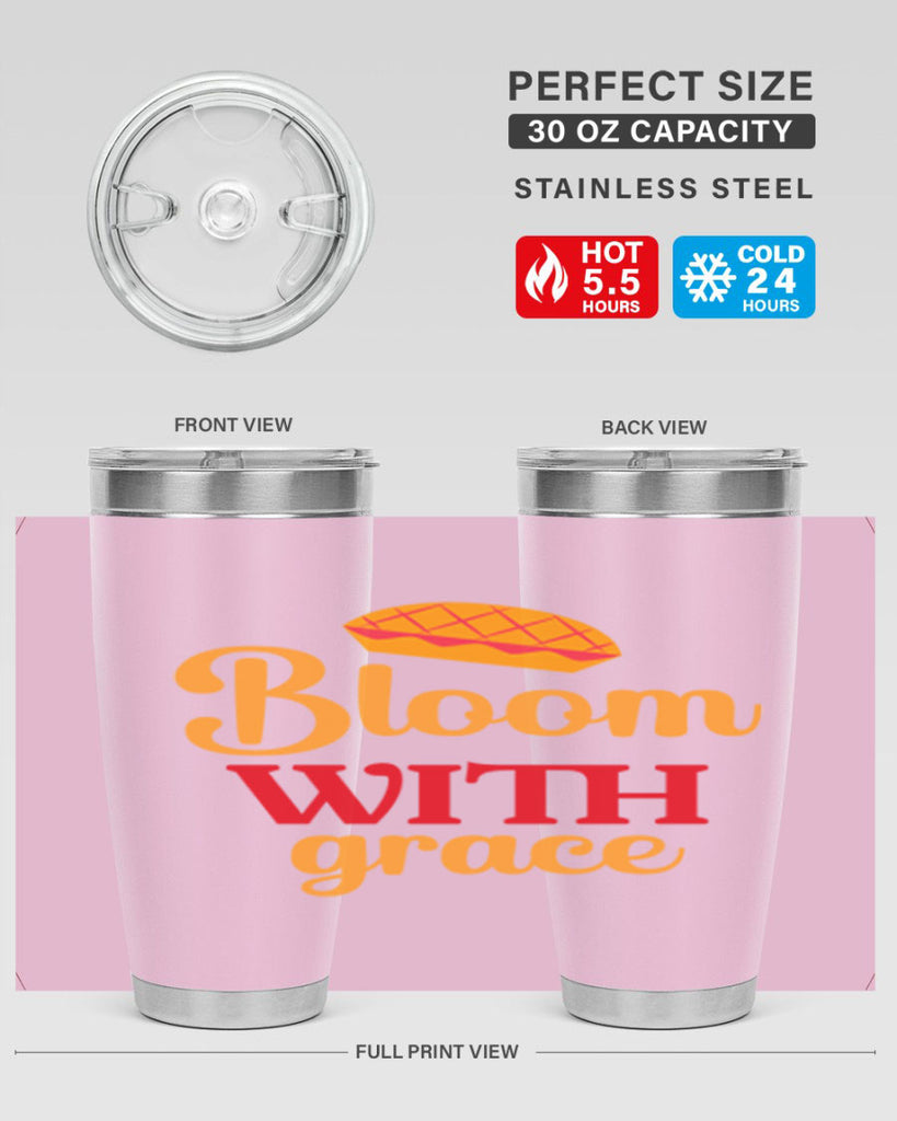 Bloom with grace 81#- spring- Tumbler