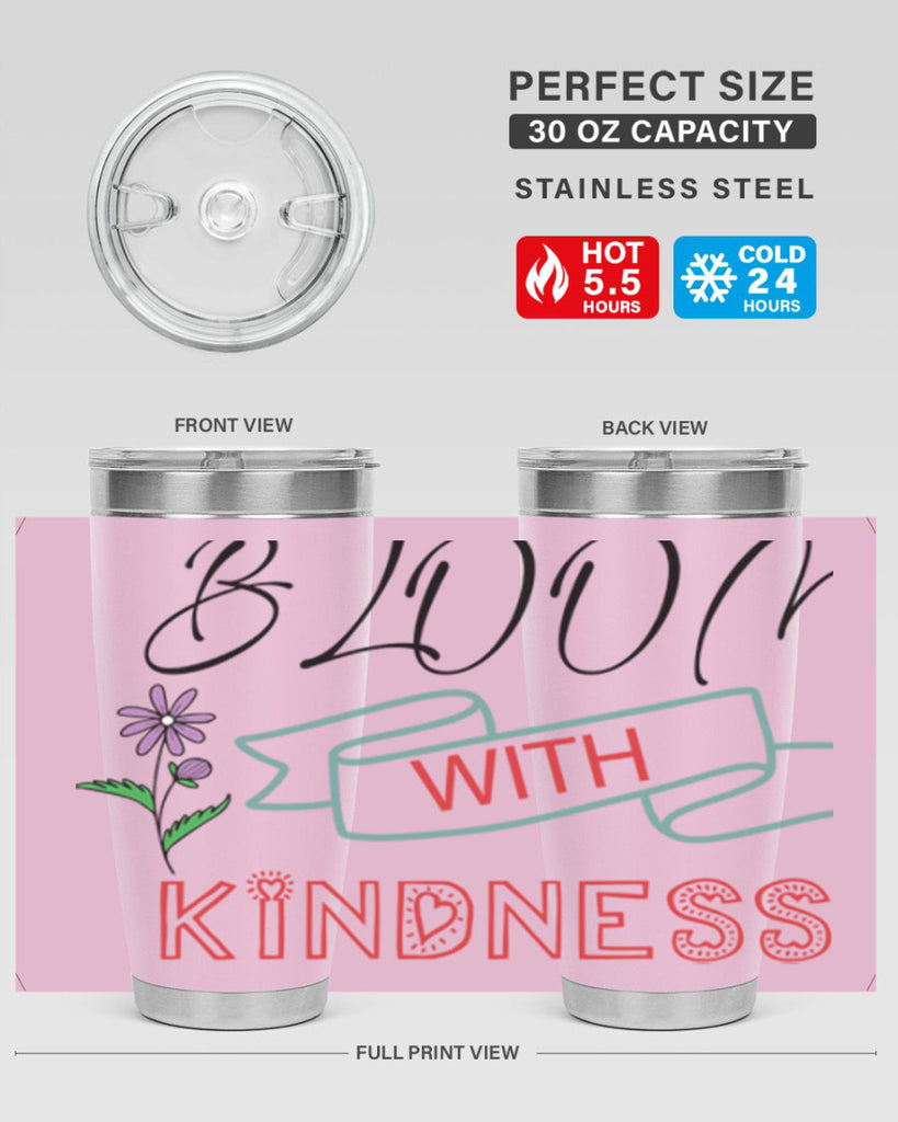 Bloom with kindness  91#- spring- Tumbler