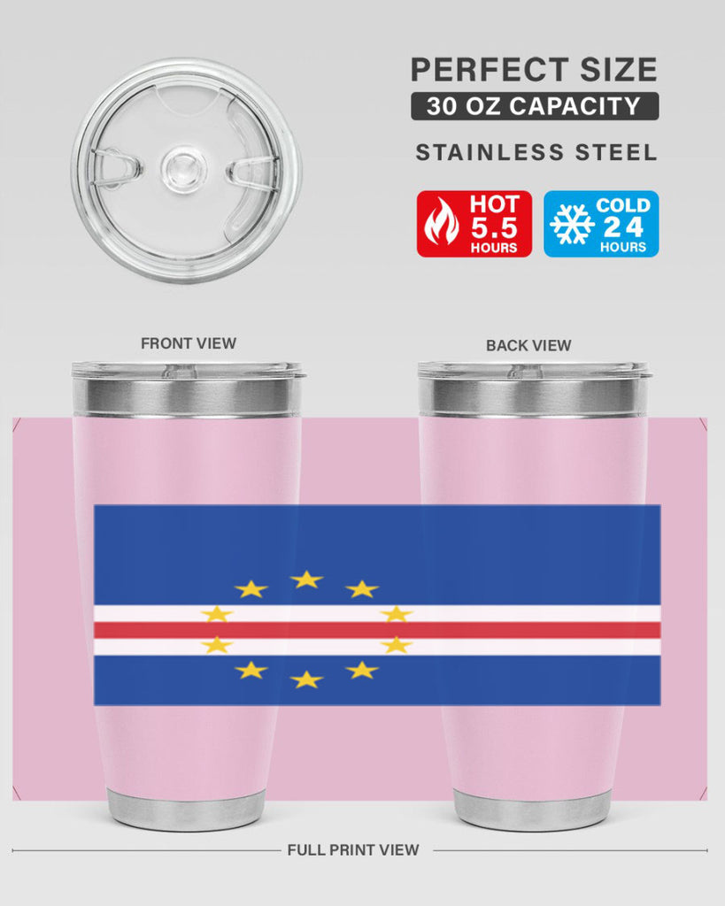 Cabo Verde 169#- world flags- Tumbler