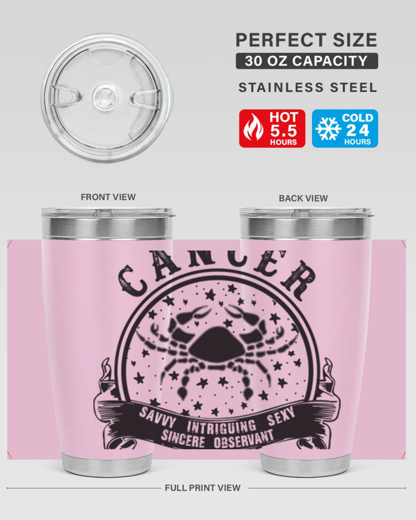 Cancer 13#- zodiac- Tumbler