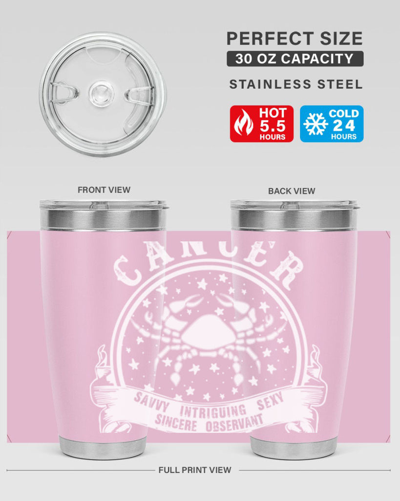 Cancer 14#- zodiac- Tumbler