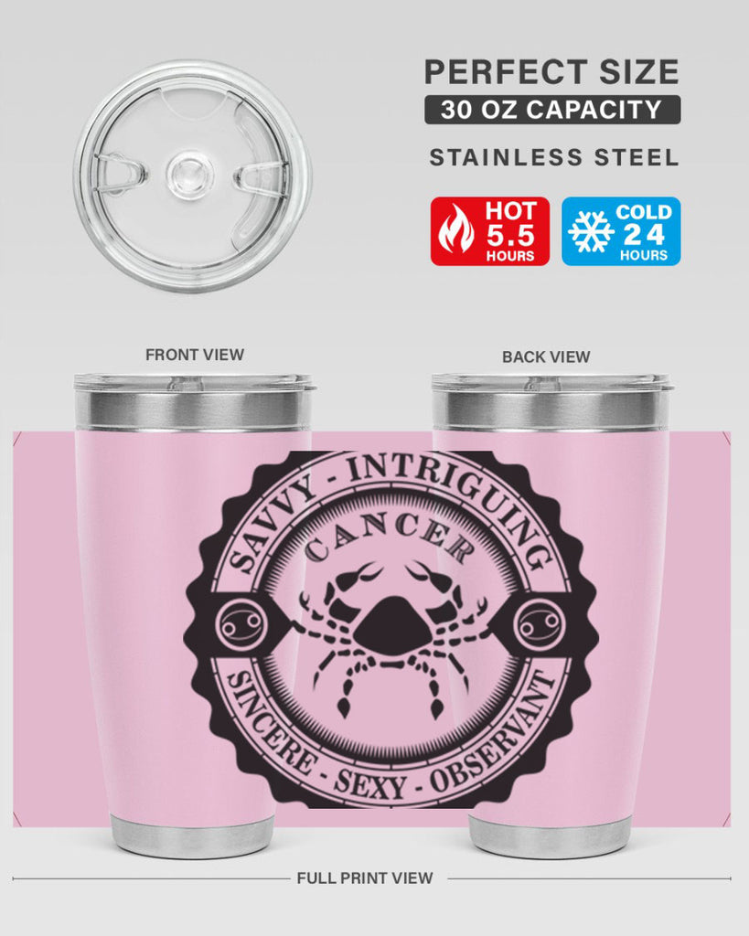 Cancer 15#- zodiac- Tumbler