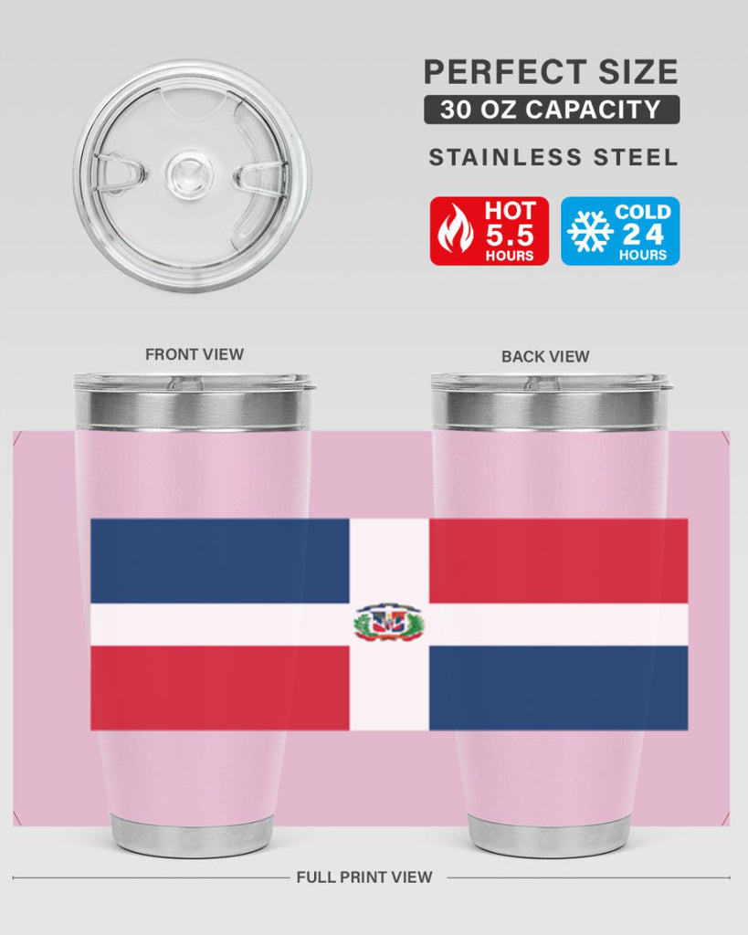 Dominican Republic 148#- world flags- Tumbler