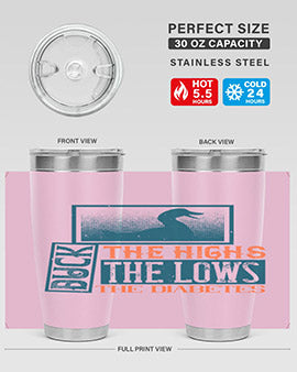 Duck The Highs Duck The Lows Duck The Diabetes Style 40#- diabetes- Tumbler