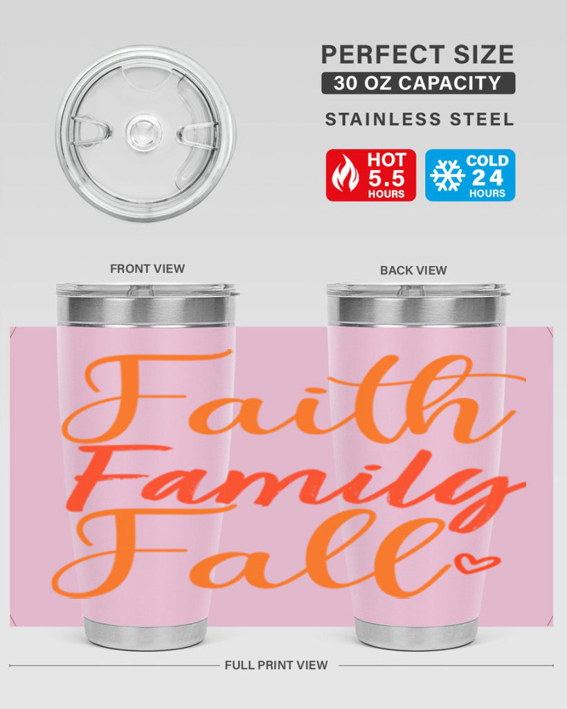 Faith Family Fall Design 81#- fall- Tumbler