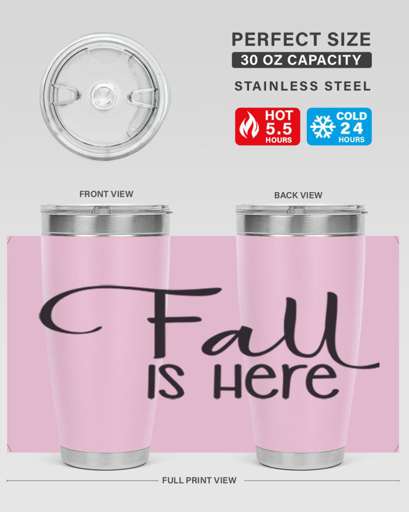 Fall Is Here 109#- fall- Tumbler