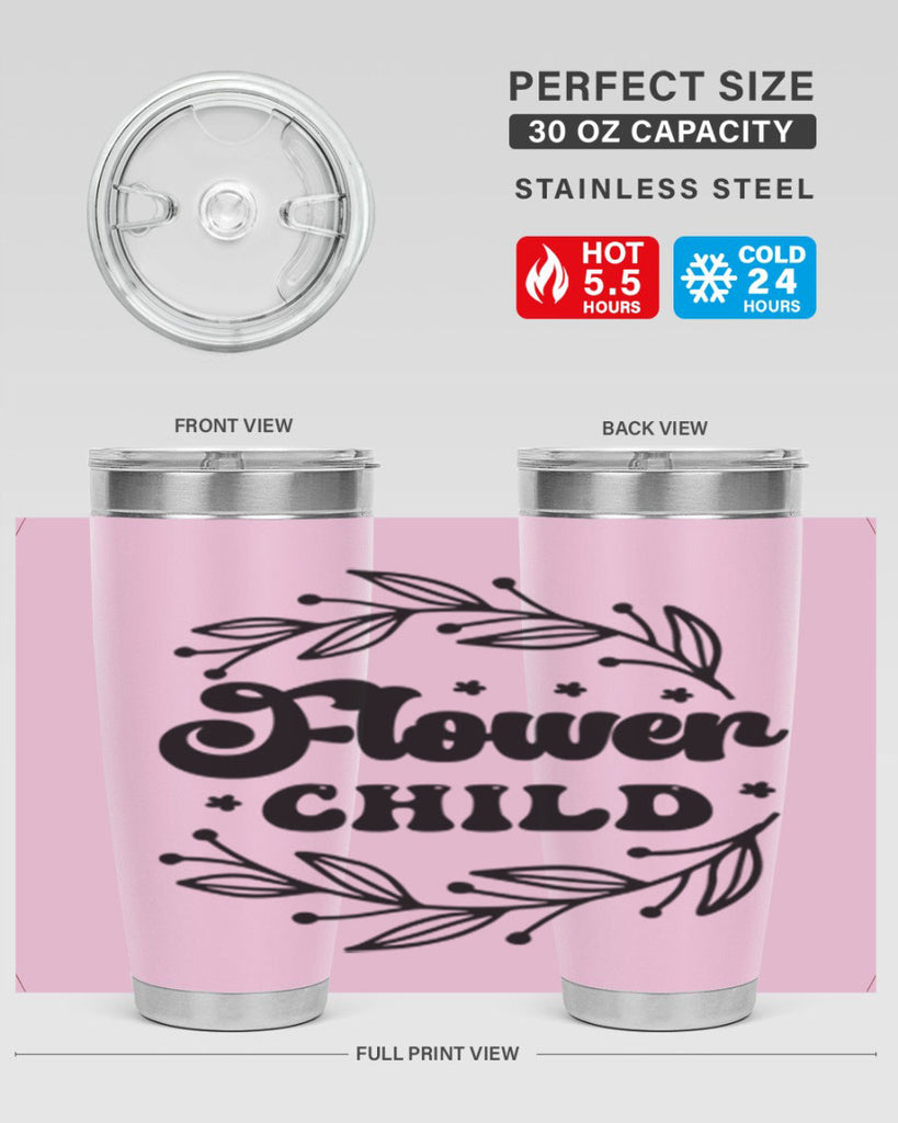 Flower child  141#- spring- Tumbler