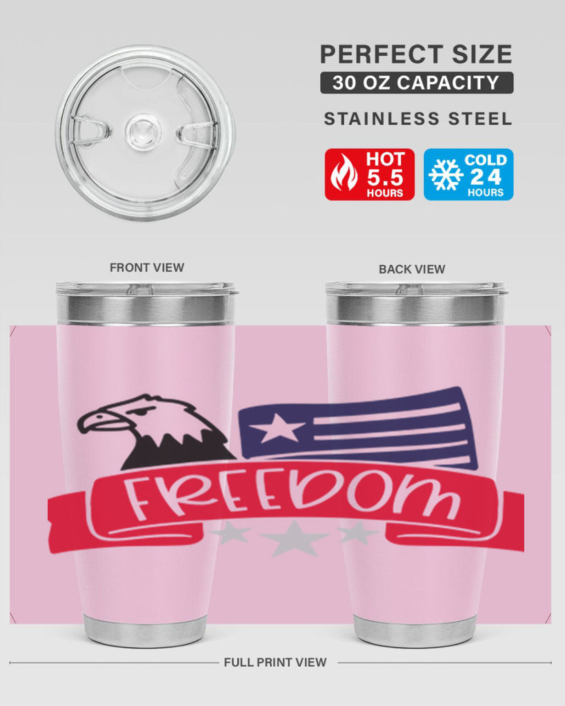 Freedom Style 147#- Fourt Of July- Tumbler