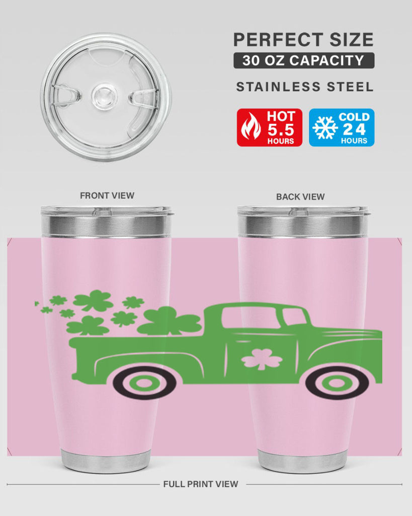 Green Truck Style 97#- St Patricks Day- Tumbler