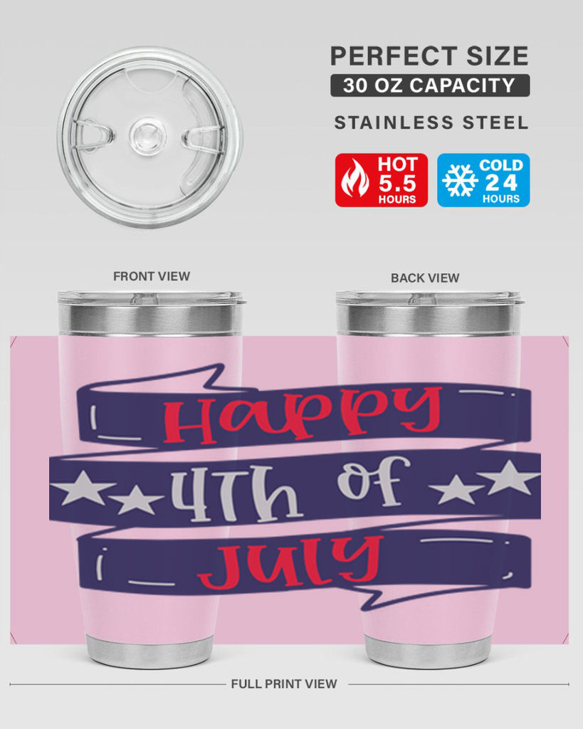 Happy th Of July Style 154#- Fourt Of July- Tumbler