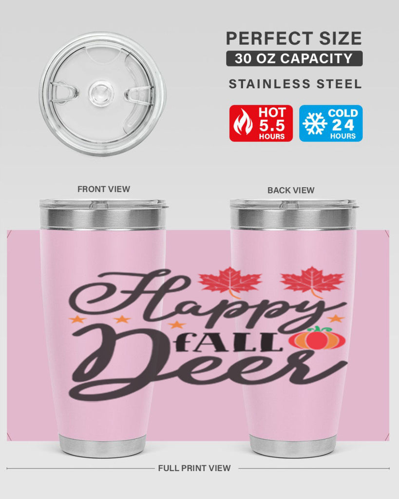 Happyfalldeer 254#- fall- Tumbler