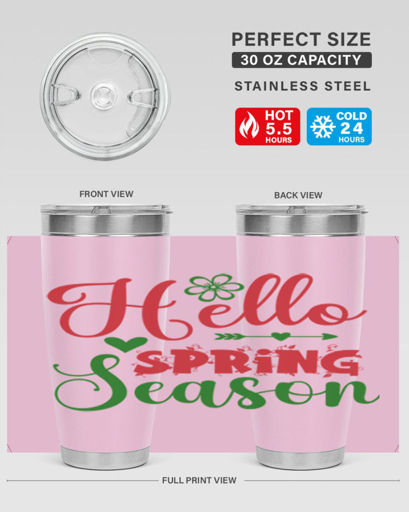 Hello Spring Season 224#- spring- Tumbler