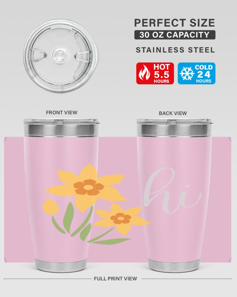 Hi daffodil flower236#- spring- Tumbler