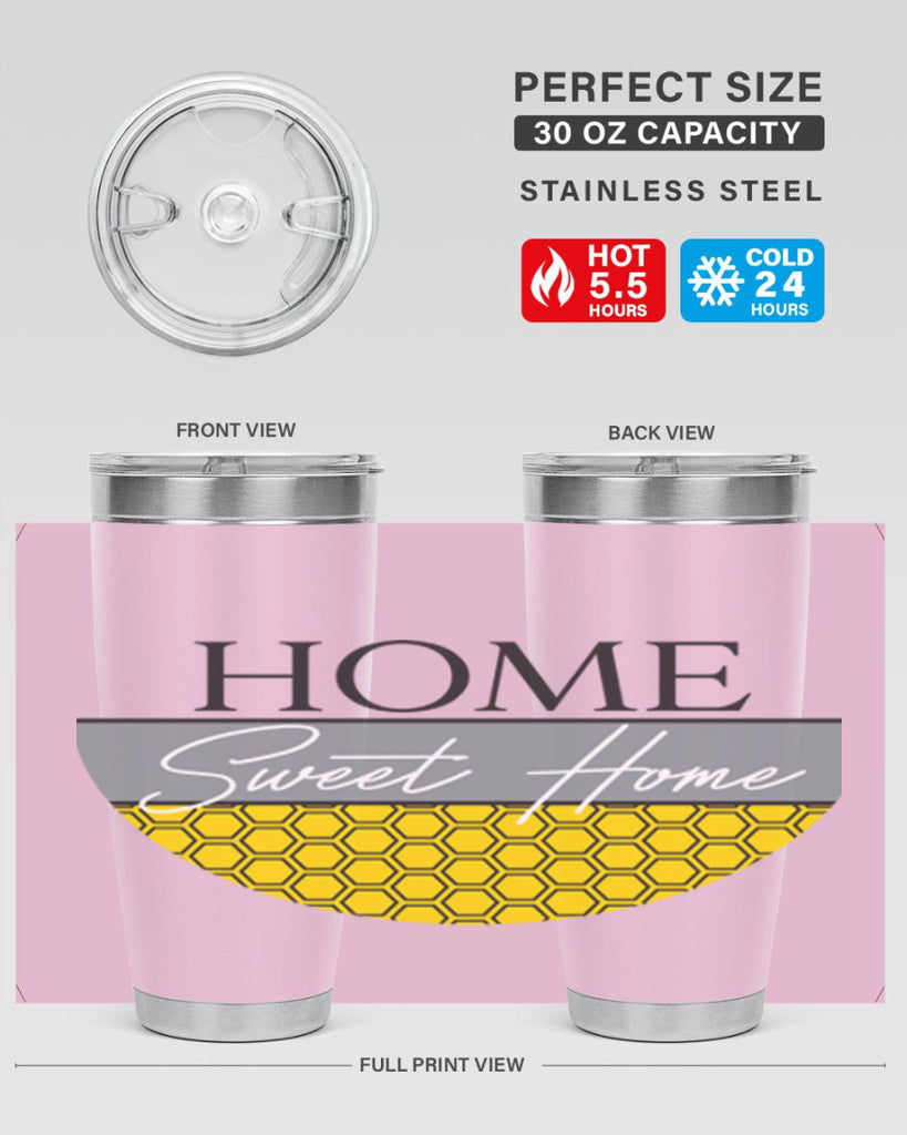Home Sweet Home Hive lines246#- spring- Tumbler