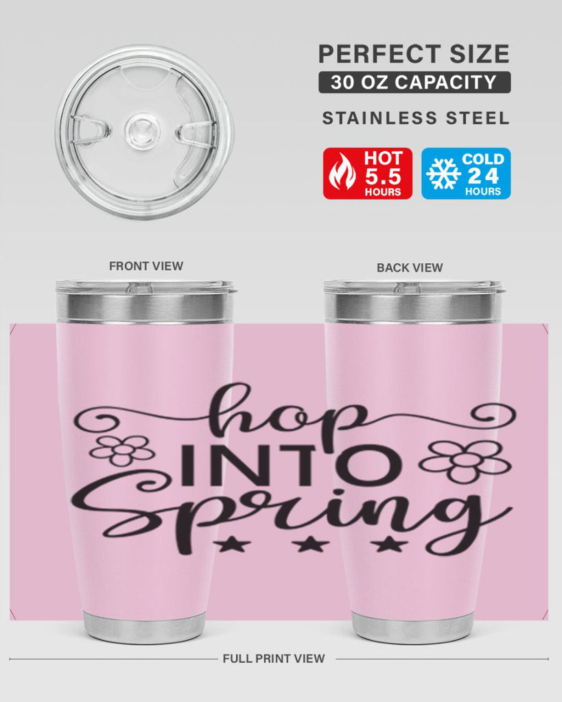 Hop into spring  252#- spring- Tumbler