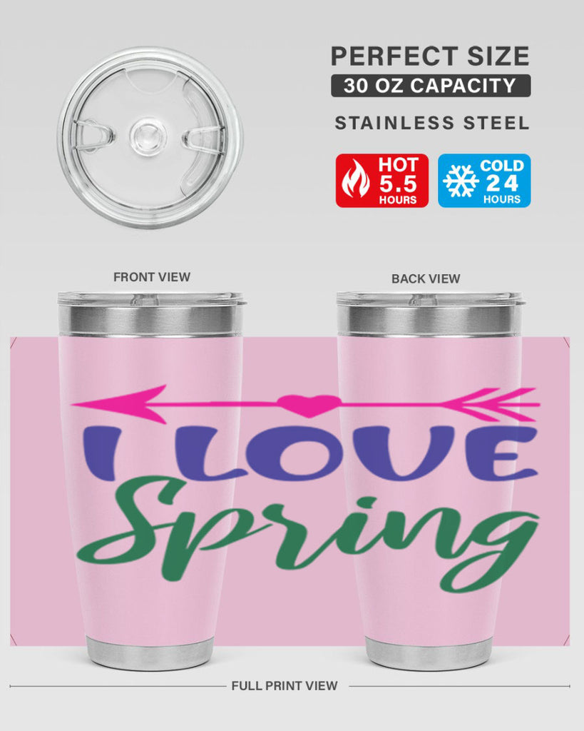I Love Spring 272#- spring- Tumbler