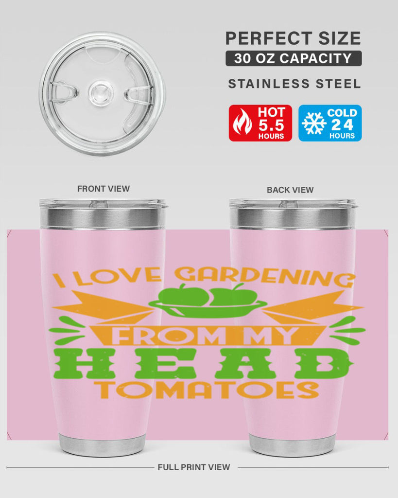 I love gardening from my head tomatoes 54#- farming and gardening- Tumbler