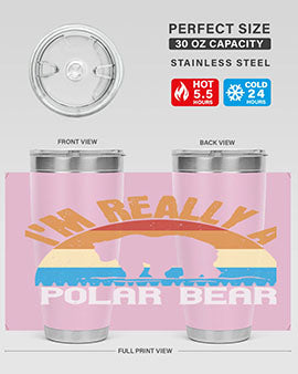 I'm Really A Polar Bear 38#- Bears- Tumbler